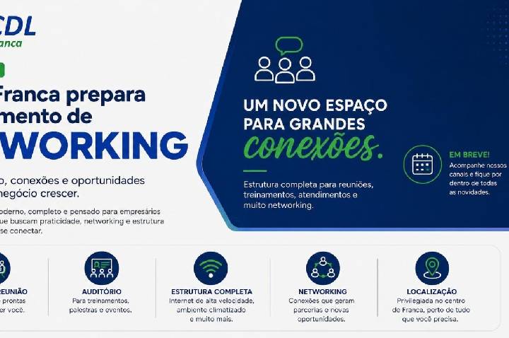 CDL Franca prepara lançamento de novo espaço coworking para empresários e profissionais
